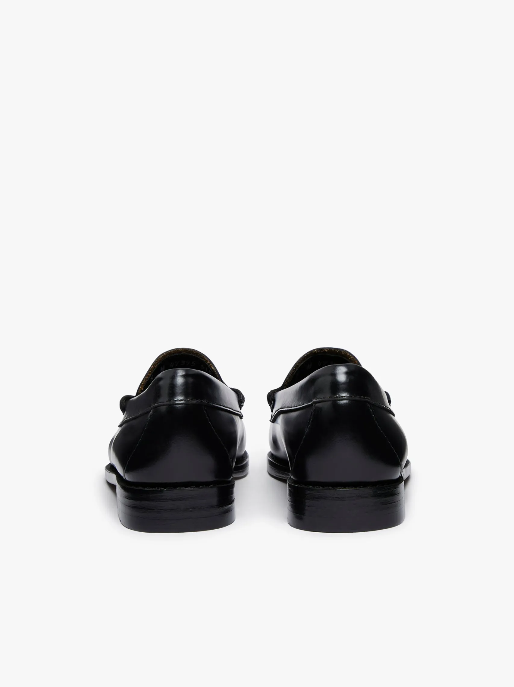 Women G.H.BASS Weejuns Penny Weave Loafers & White Leather