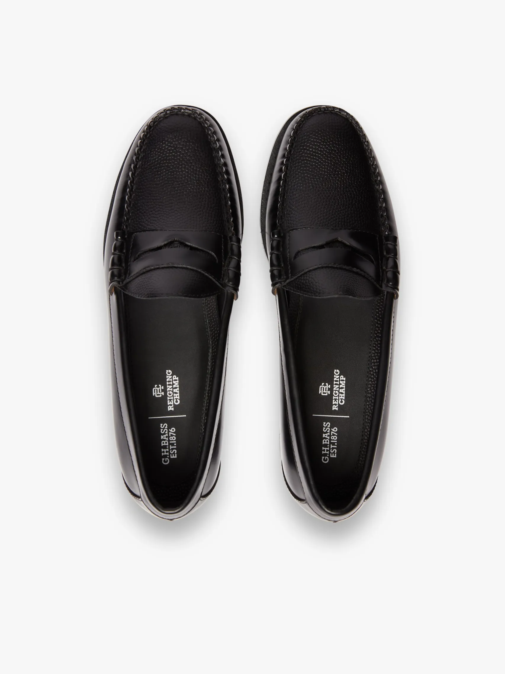 G.H.BASS Weejuns Reigning Champ Larson Penny Loafers leather