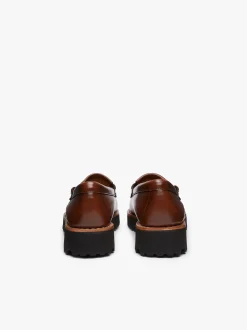 Women G.H.BASS Weejuns 90s Esther Kiltie Tassel Loafers Leather
