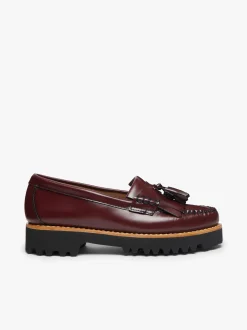 Women G.H.BASS Weejuns 90s Esther Kiltie Tassel Loafers Leather