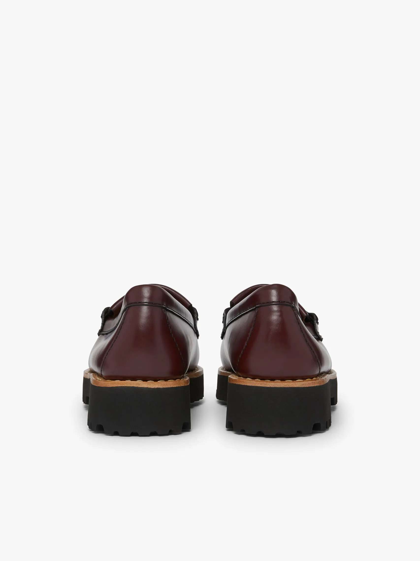 Women G.H.BASS Weejuns 90s Esther Kiltie Tassel Loafers Leather