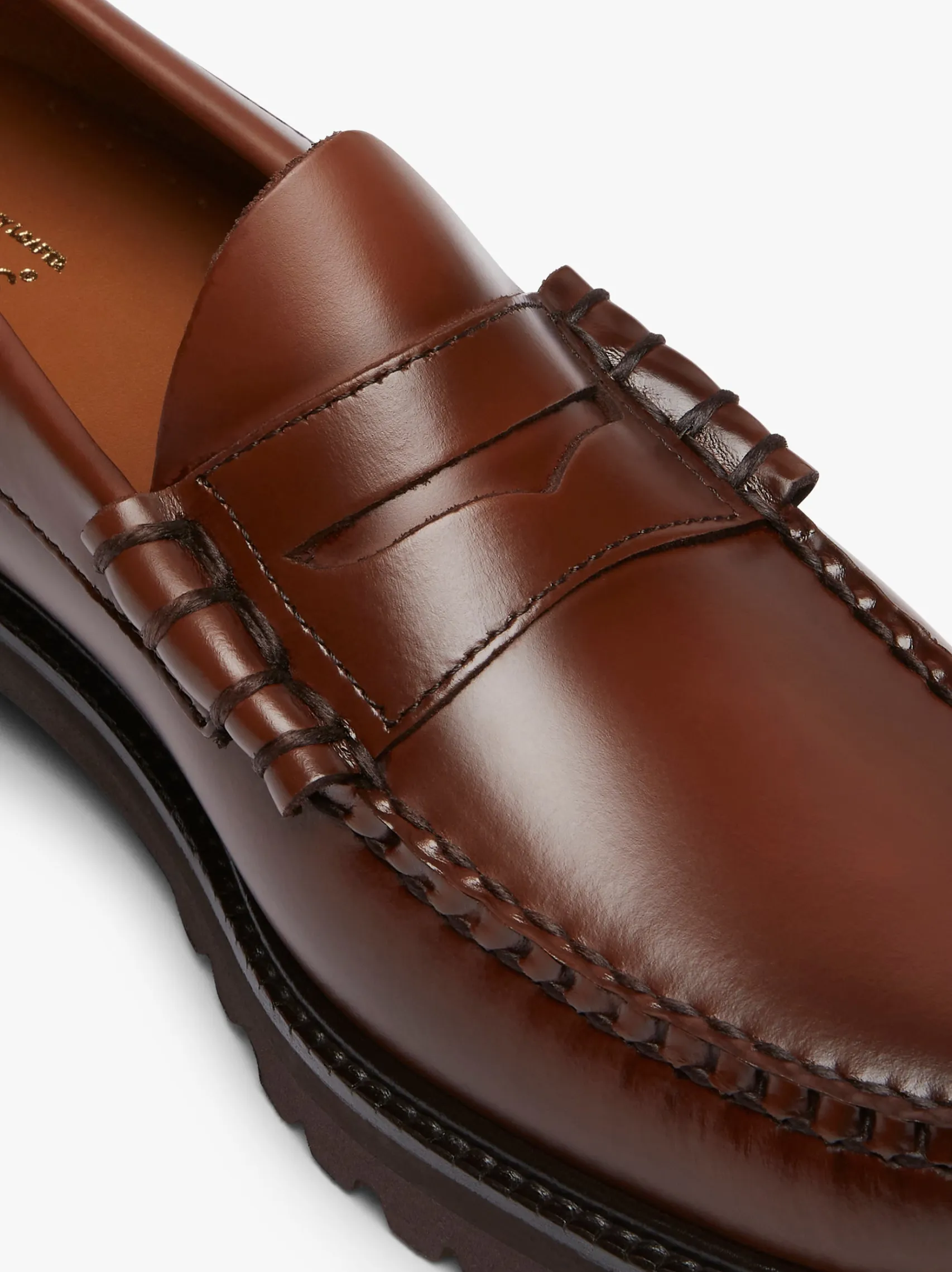 G.H.BASS Weejuns 90s Larson Penny Loafers Leather