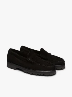G.H.BASS Weejuns 90s Larson Penny Loafers Suede