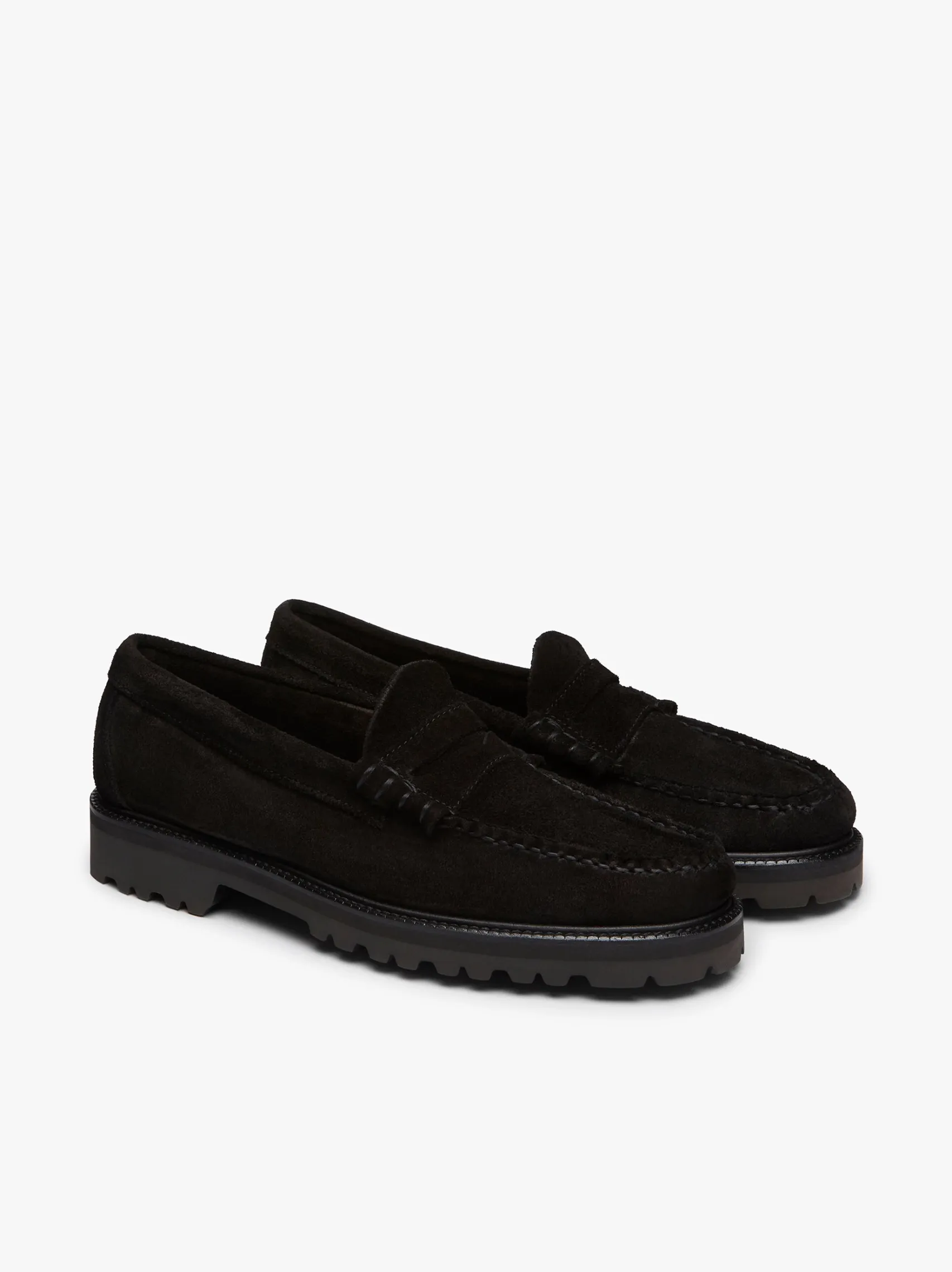 G.H.BASS Weejuns 90s Larson Penny Loafers Suede
