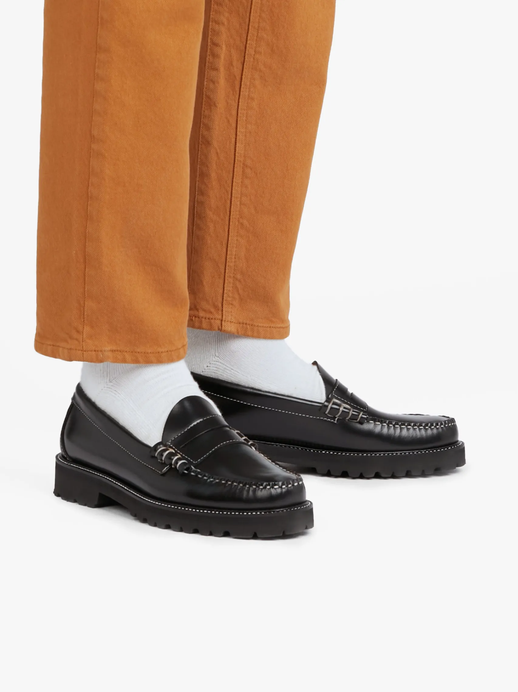 G.H.BASS Weejuns 90s Larson Penny Loafers Leather