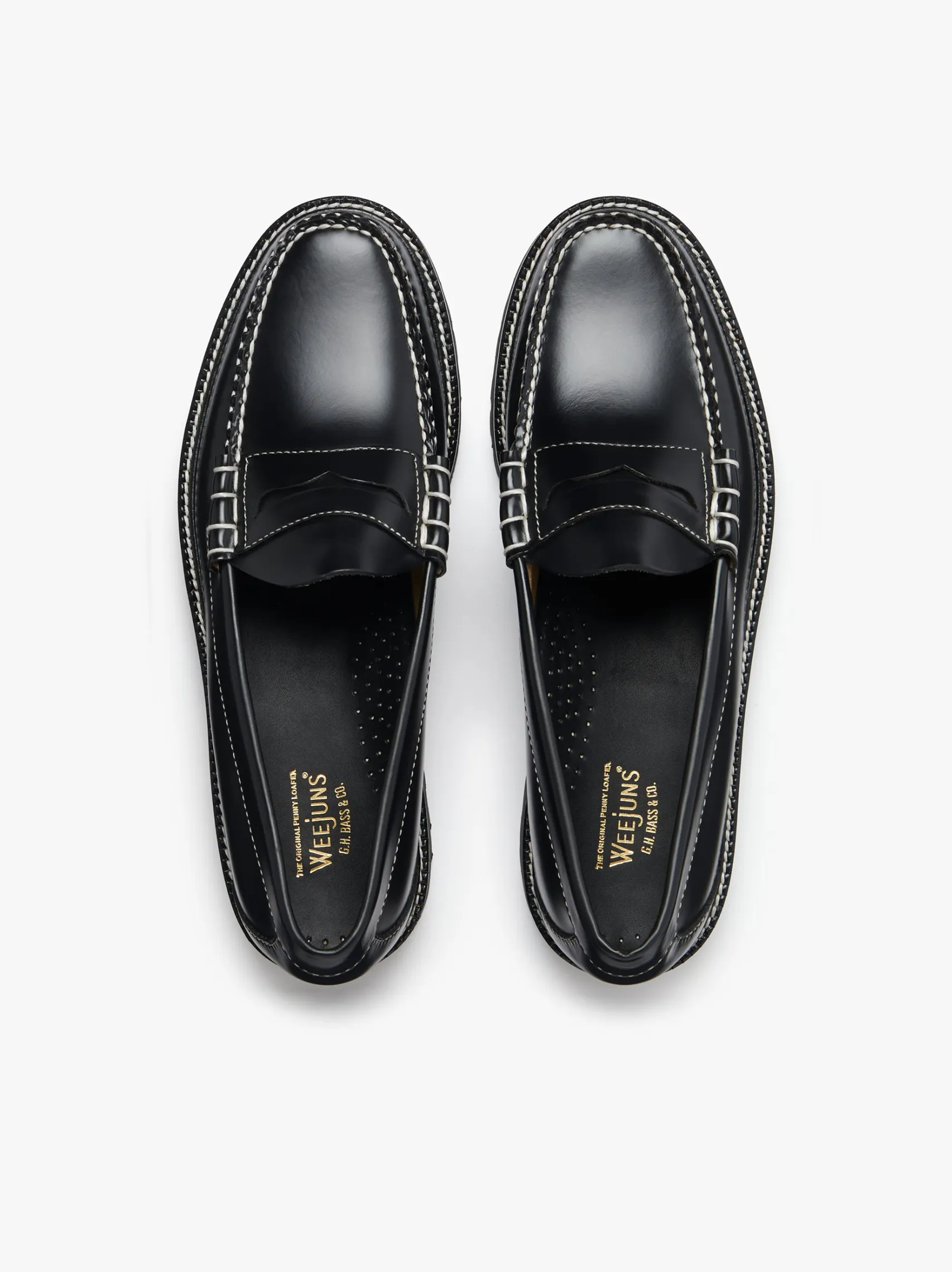 G.H.BASS Weejuns 90s Larson Penny Loafers Leather