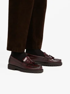 G.H.BASS Weejuns 90s Layton II Kiltie Loafers Leather
