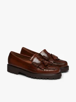 G.H.BASS Weejuns 90s Layton II Kiltie Loafers Leather