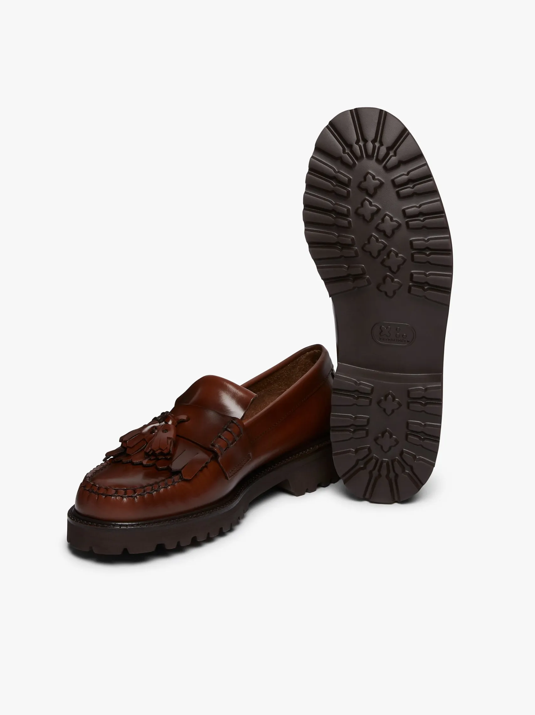 G.H.BASS Weejuns 90s Layton II Kiltie Loafers Leather