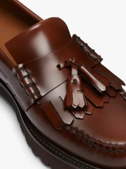 G.H.BASS Weejuns 90s Layton II Kiltie Loafers Leather