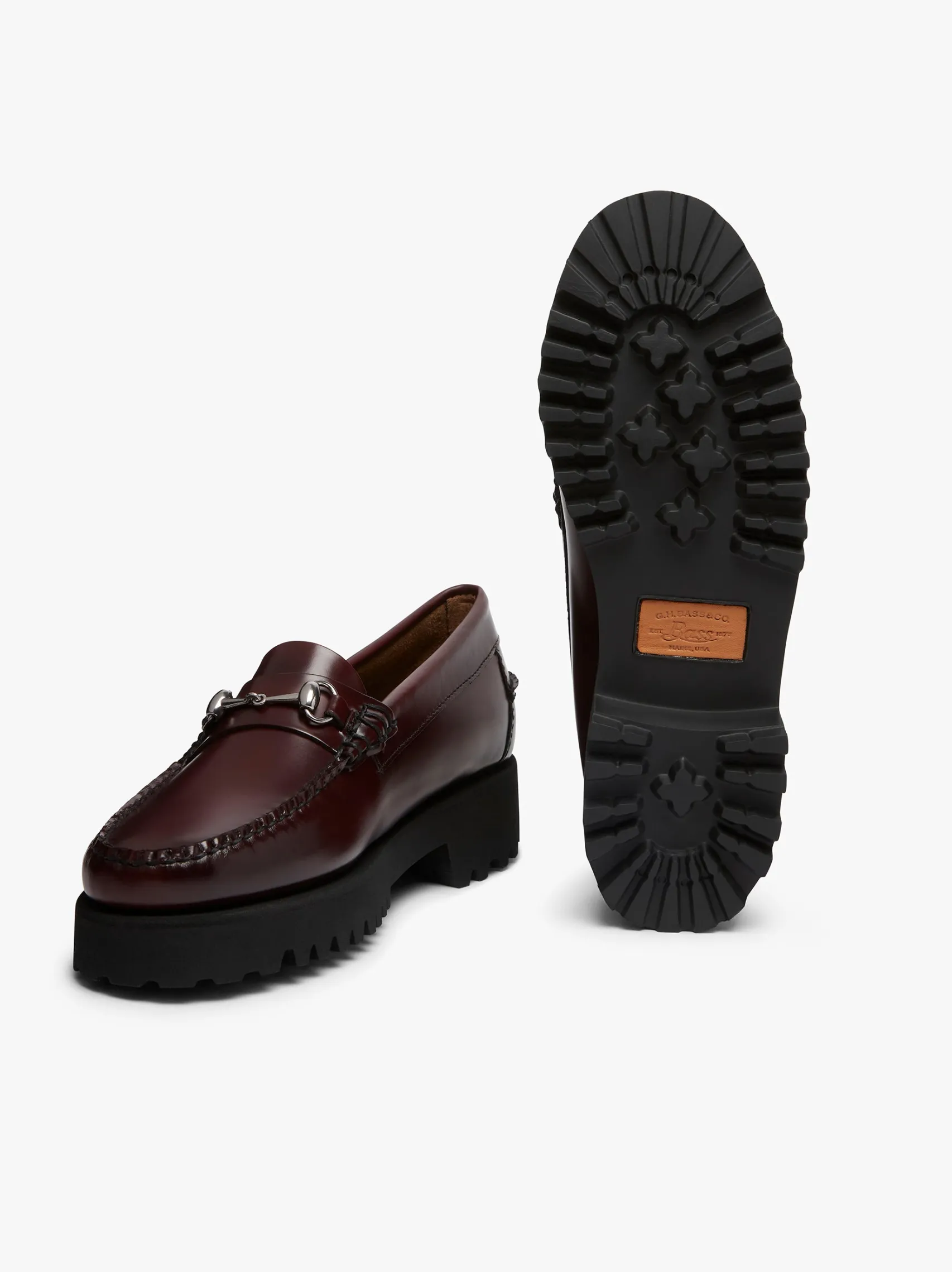 Women G.H.BASS Weejuns 90s Lianna Horsebit Loafers Leather