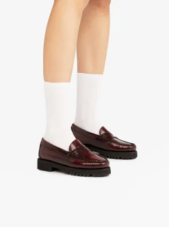 Women G.H.BASS Weejuns 90s Penny Loafers Leather