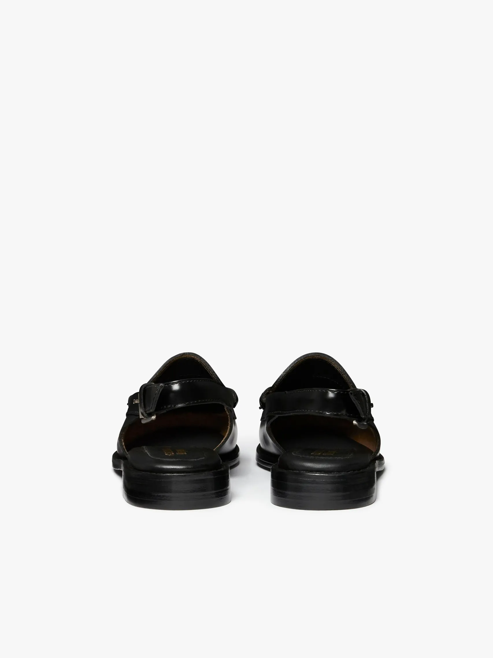 Women G.H.BASS Weejuns Slingback Penny Loafers Leather