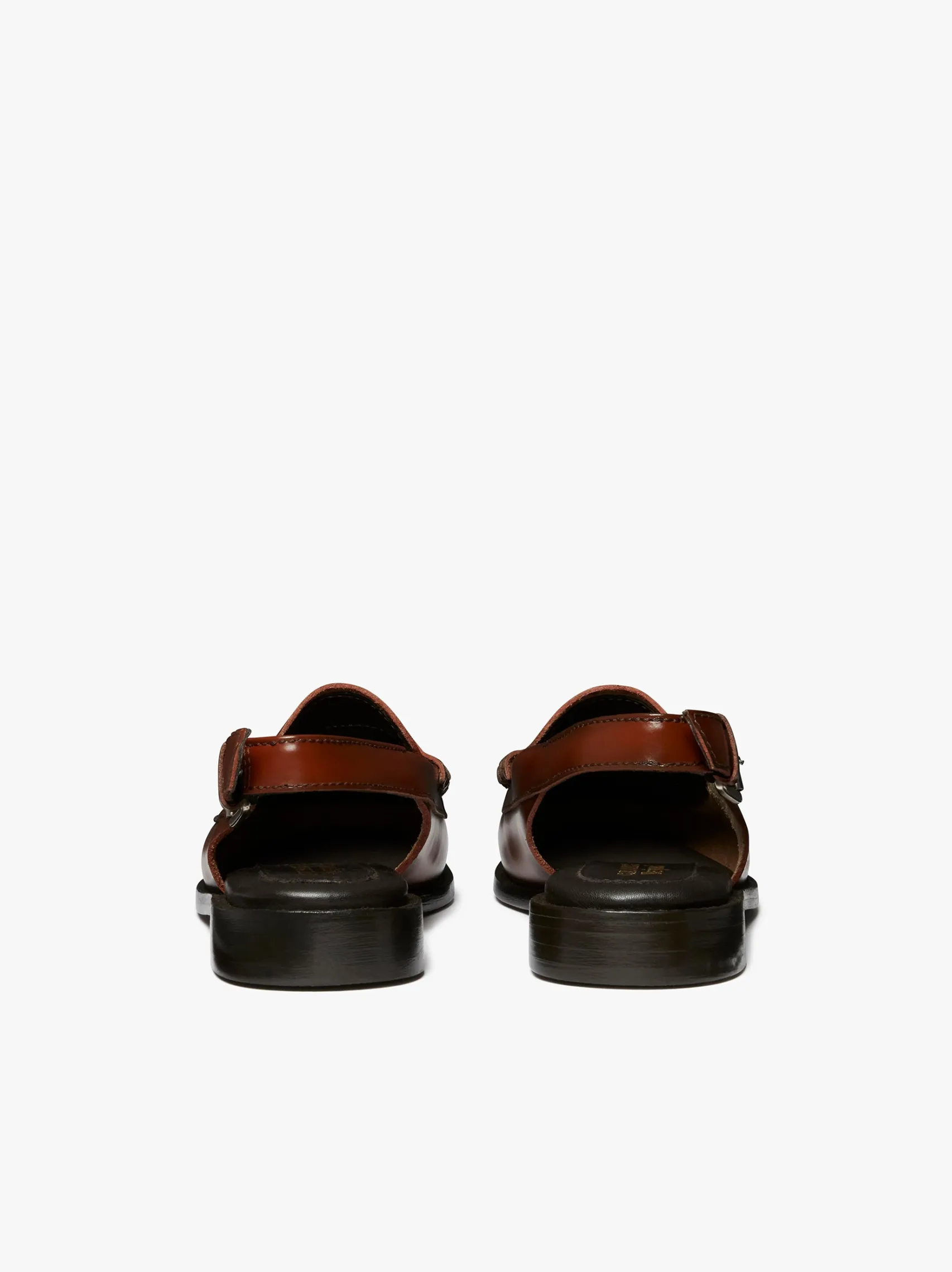 Women G.H.BASS Weejuns Slingback Penny Loafers Leather