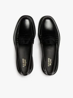 G.H.BASS Weejuns Step Larson Penny Loafers Leather