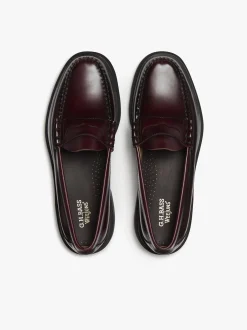 G.H.BASS Weejuns Step Larson Penny Loafers Leather