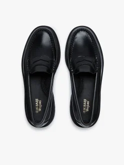 Women G.H.BASS Weejuns Step Penny Loafers Leather