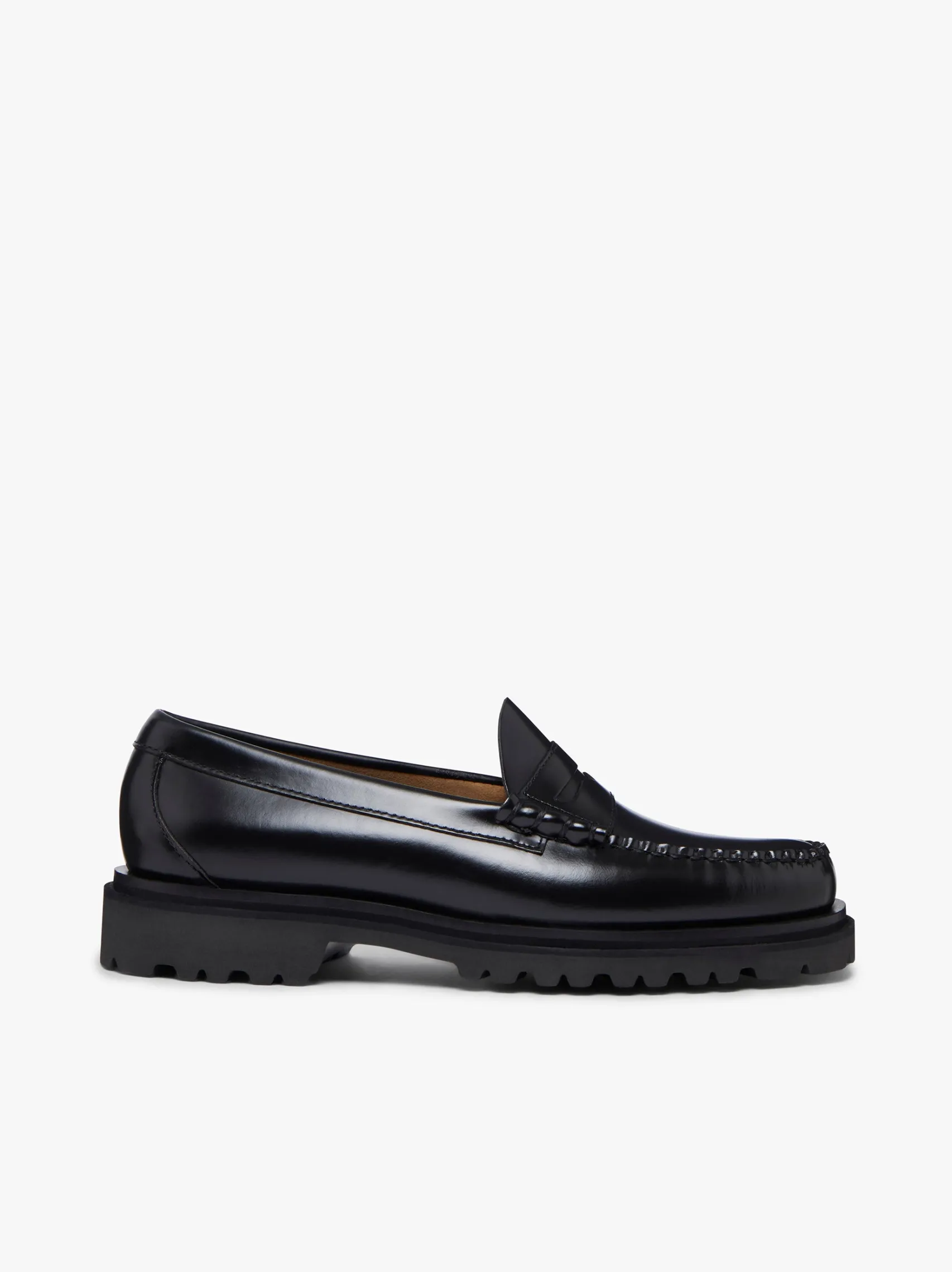 G.H.BASS Weejuns Step-Lug Larson Penny Loafers Leather