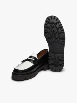 G.H.BASS Weejuns Super Lug Larson Penny Loafers Leather