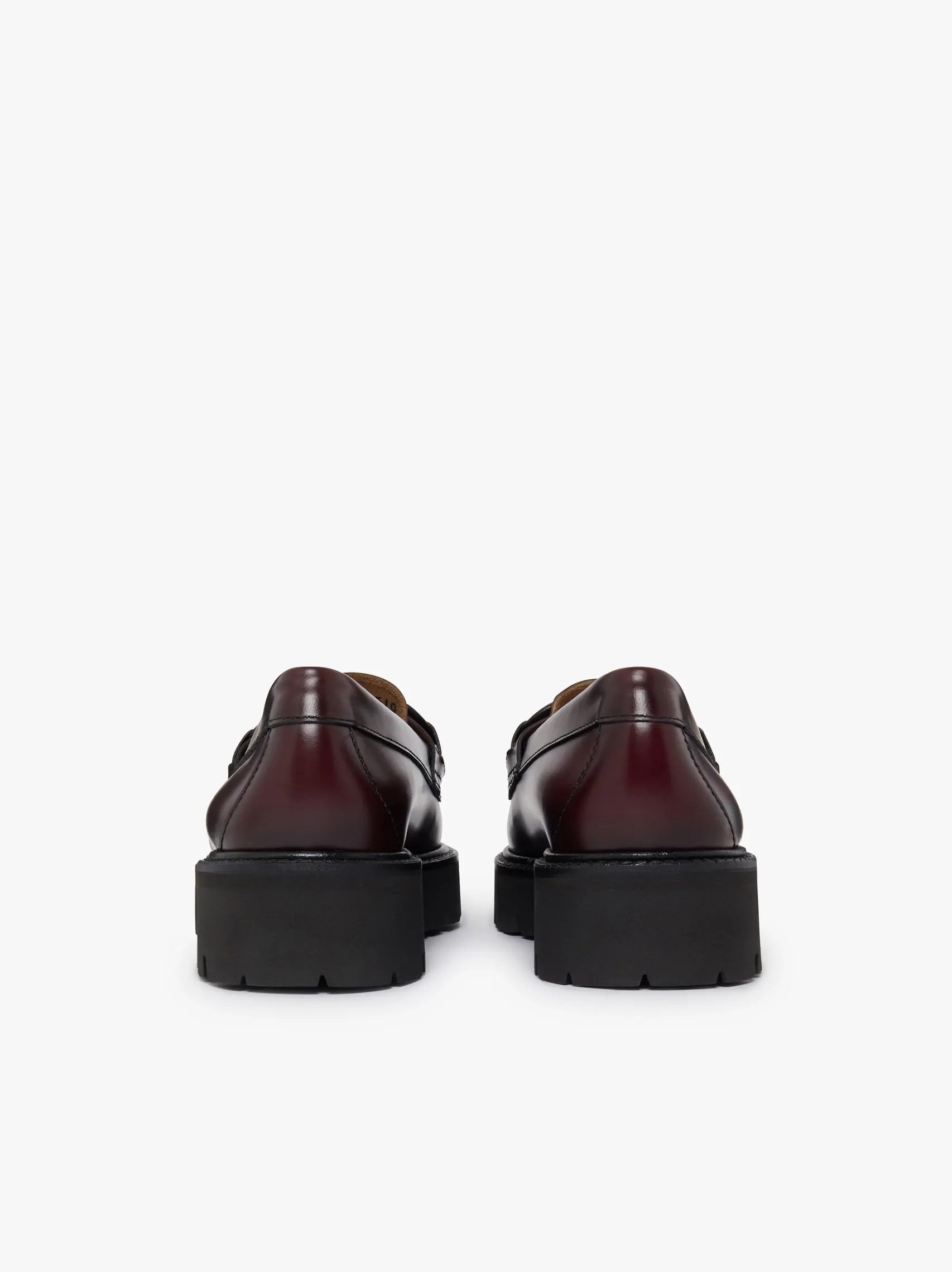 Women G.H.BASS Weejuns Super Lug Lianna Super Bit Loafers Leather