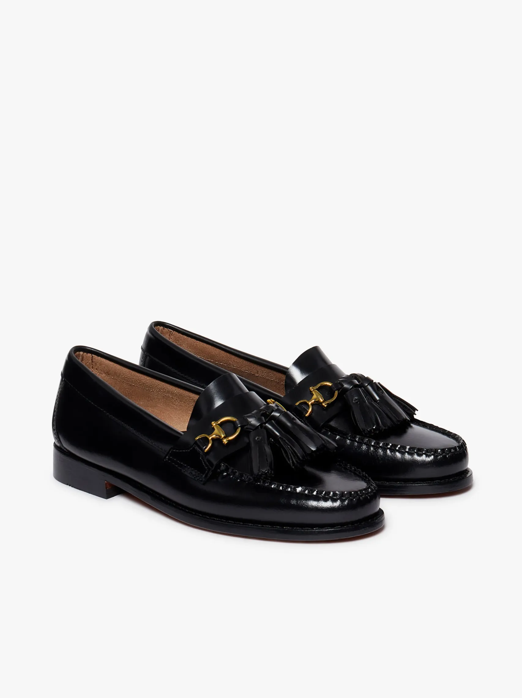 Women G.H.BASS Weejuns Tetra Tassel Loafers Leather