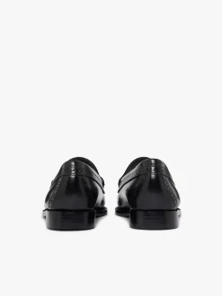 Women G.H.BASS Weejuns Venetian Brogue Loafers leather