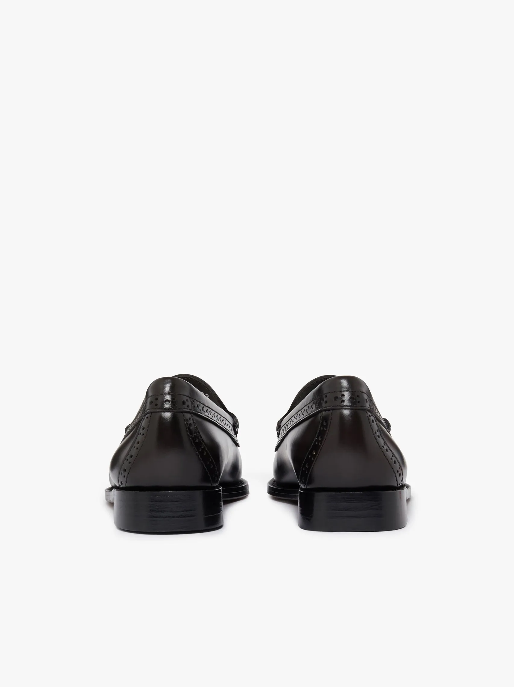 Women G.H.BASS Weejuns Venetian Brogue Loafers leather