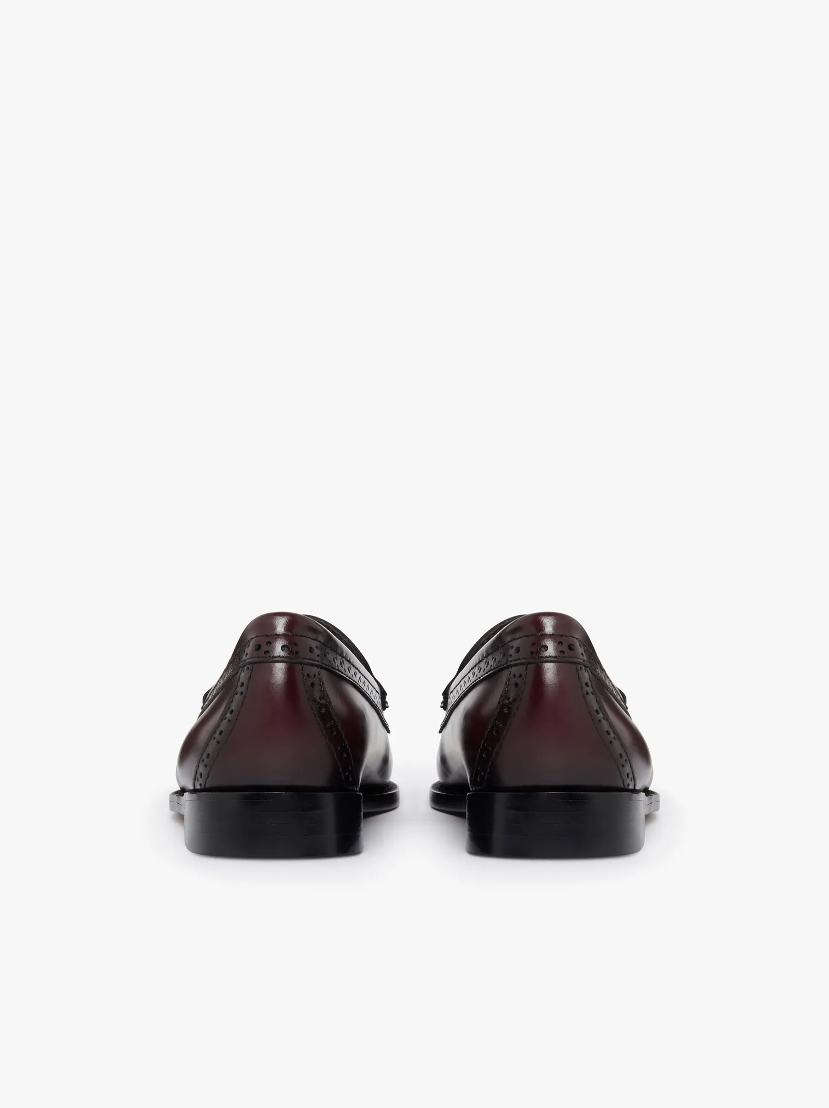 Women G.H.BASS Weejuns Venetian Brogue Loafers Leather