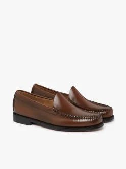 G.H.BASS Weejuns Venetian Loafers Whiskey Brown Leather