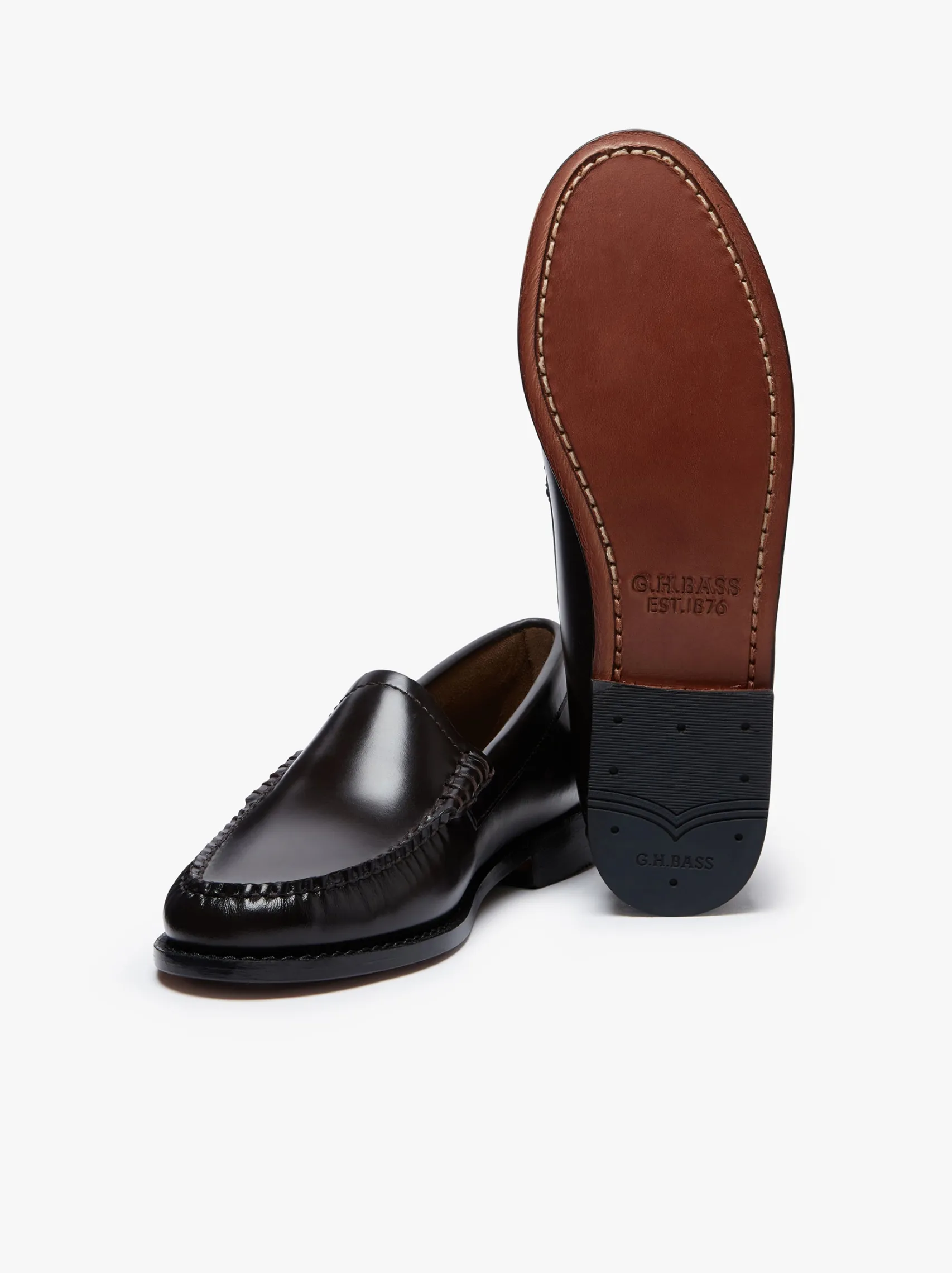Women G.H.BASS Weejuns Venetian Loafers Leather