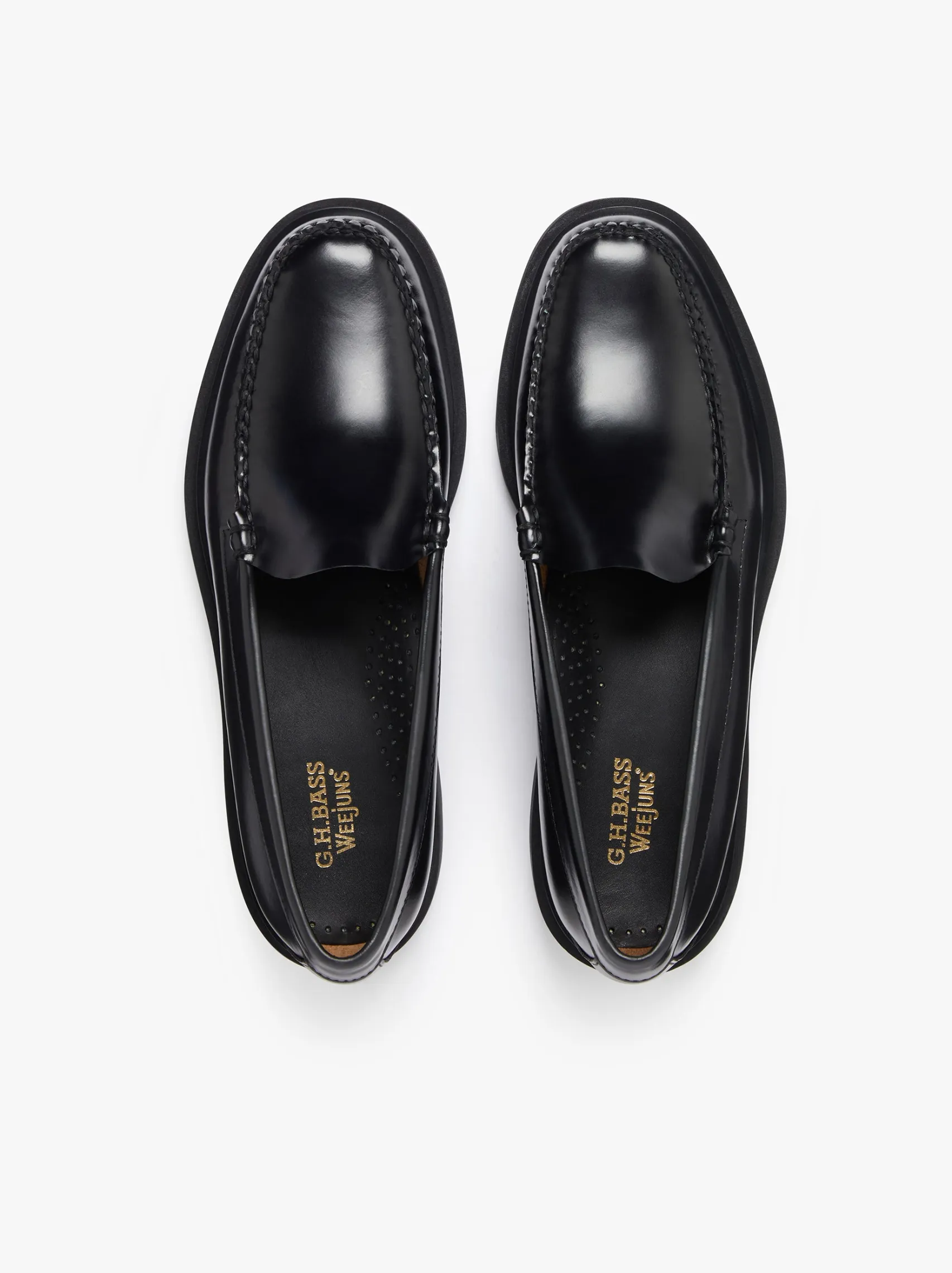 G.H.BASS Weejuns Venetian Step Loafers leather