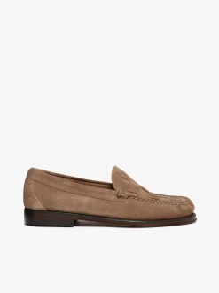 G.H.BASS Weejuns Venetian Weave Loafers suede with leather sole