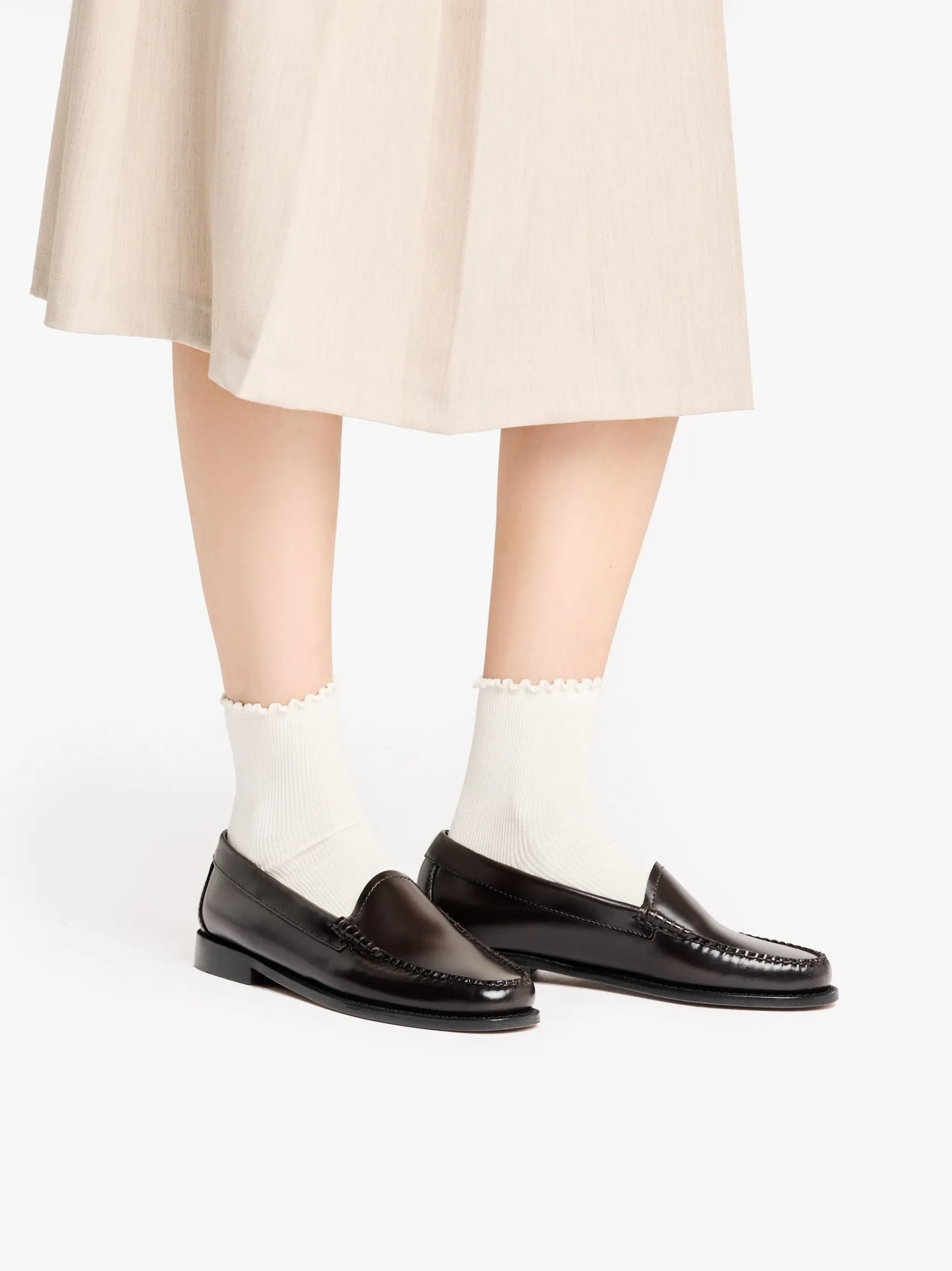 Women G.H.BASS Weejuns Whitney Venetian Loafers leather